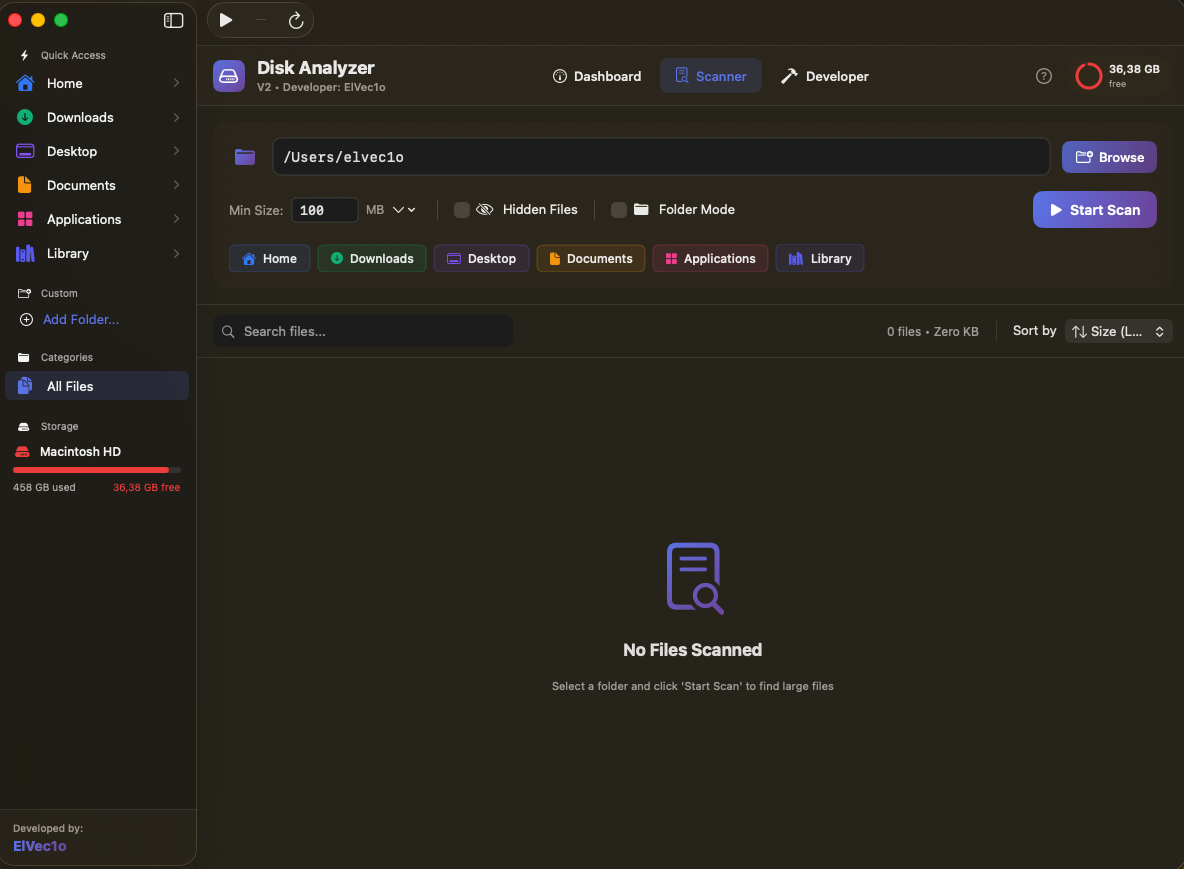 Disk Analyzer screenshot